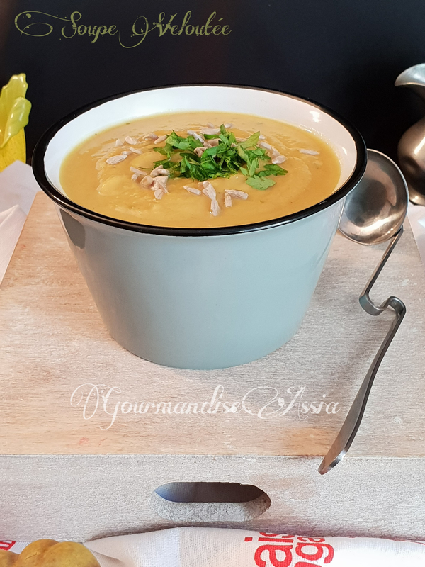 Soupe Veloutée à l’oignon Potiron et Champignons