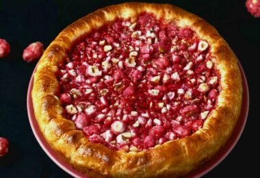 Tarte Briochée aux Pralines Roses