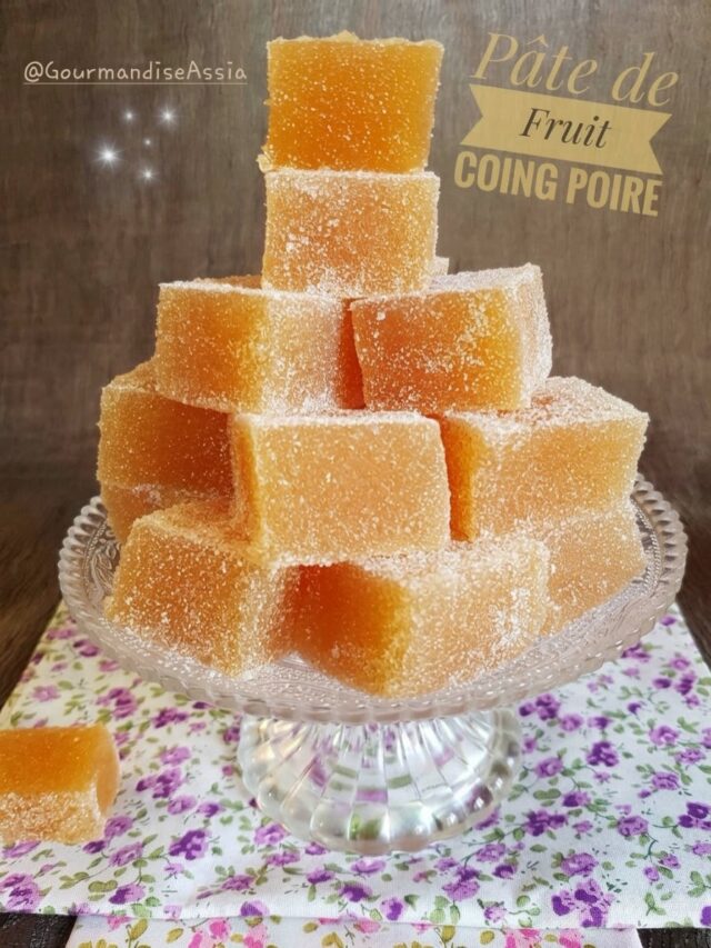 Pâte de Coing et Poire