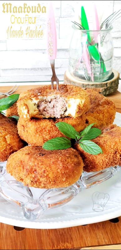 Maakouda de Chou Fleur et Viande Hachée