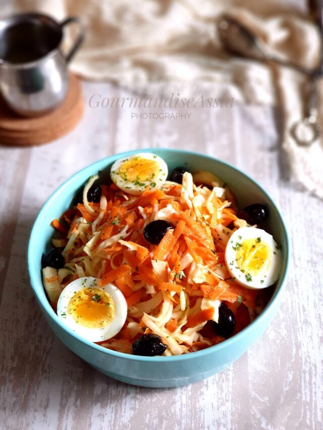 Salade de Carotte et Chou façon Coleslaw