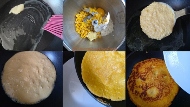 Cachapas { Crêpes de maïs du Venezuela }
